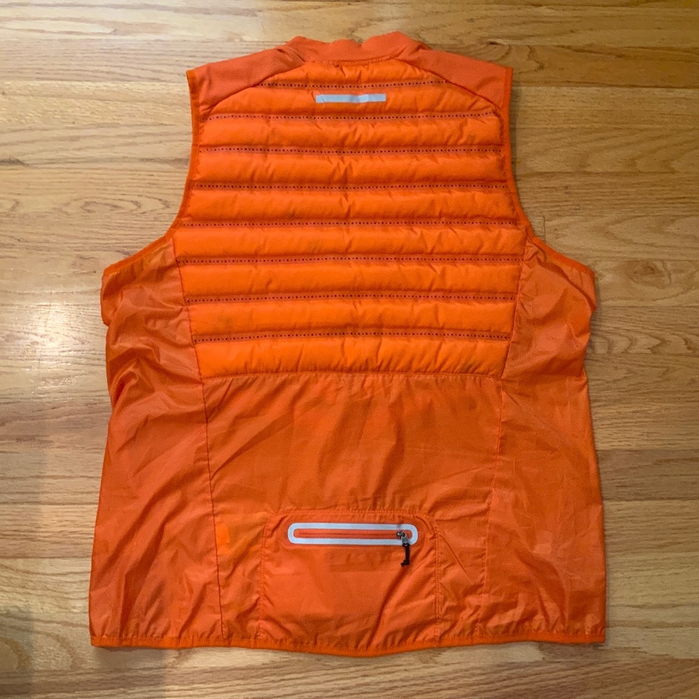 Nike Running Aeroloft 800 Orange Vest XL New Never Worn Without Tags - Picture 2 of 9